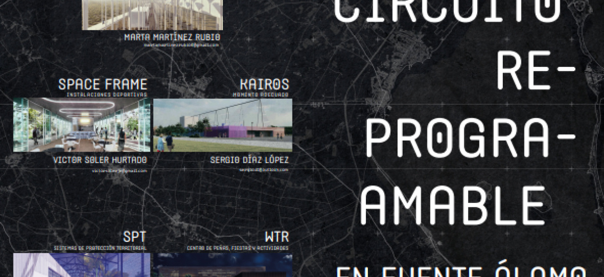 Imagen Exponen los TFM en Arquitectura por la UPCT que proponen reactivar el circuito La Torrica de Fuente Álamo